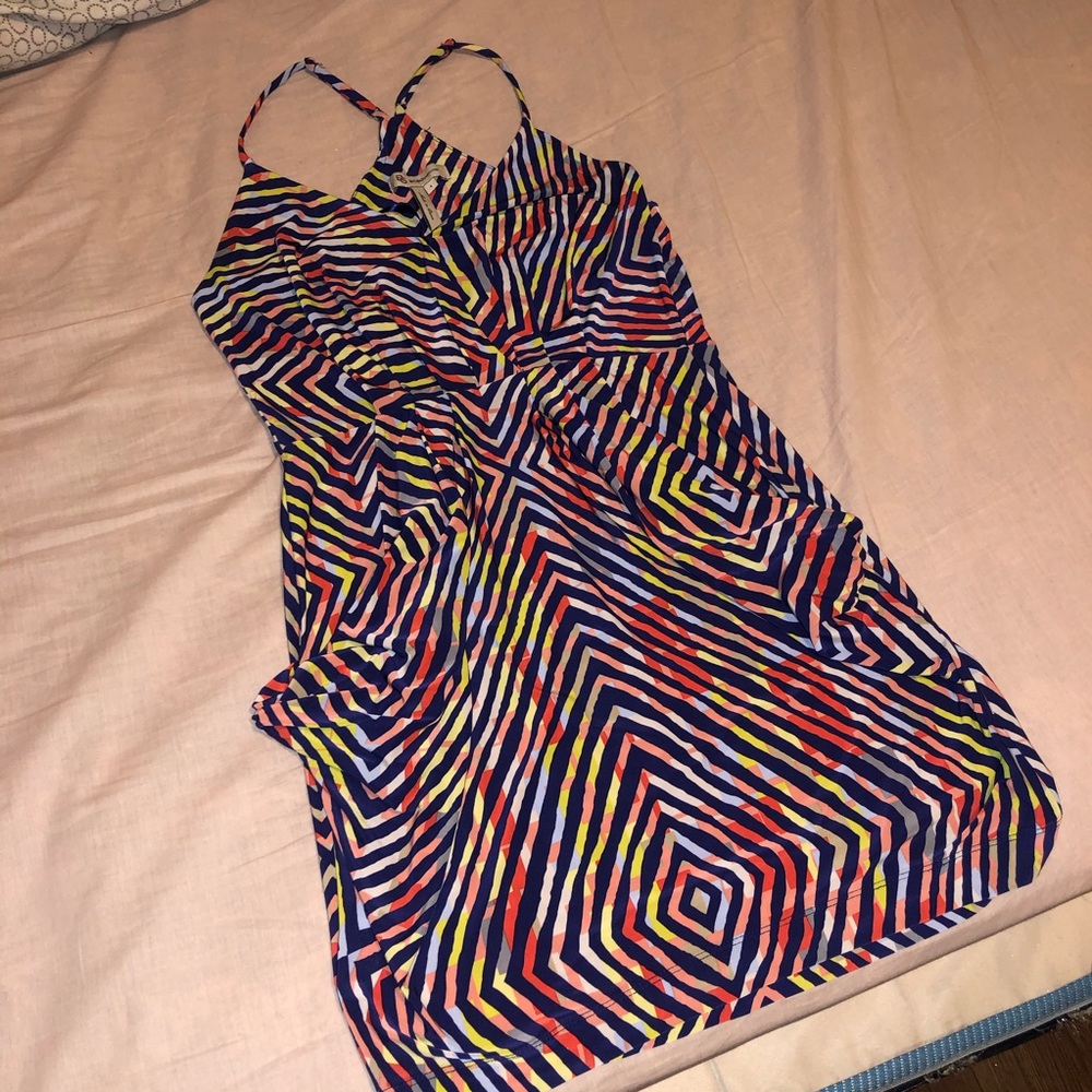BCBG drape pocket dress